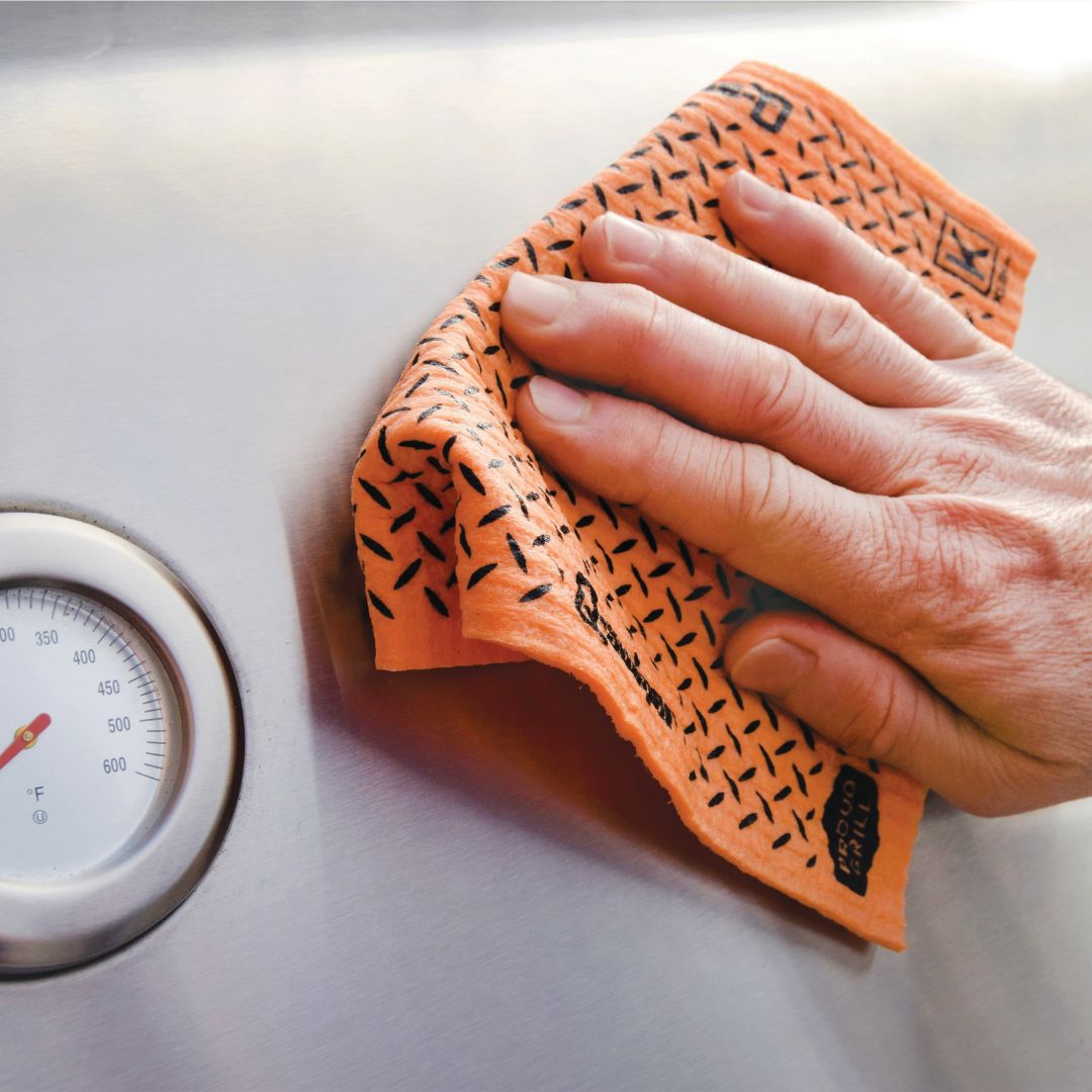 Q-Swiper Reusable Exterior Grill Cleaning Cloth – 2 Pack