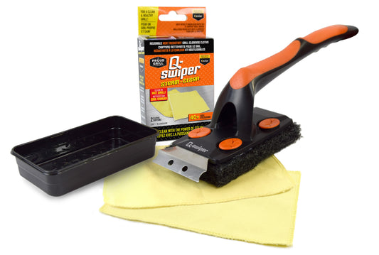 Q-Swiper XL Steam-Clean Grill Cleaner Kit